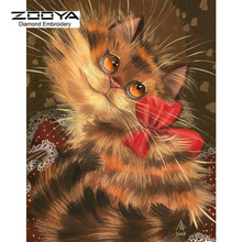 5d diy pintura diamante gato de cristal diamante pintura ponto cruz adorável dos desenhos animados gato animal needlework casa decorativa bj924 2024 - compre barato