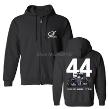 Hot Sale Fashion Lewis Triple World Number 44 Hoodies Men Cotton Fleece Sweatshirts Hooded Coat Harajuku Streetwear 2024 - buy cheap