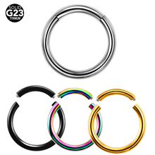 10pcs/lot 4Colors G23 Titanium Segment Captive Ring Nose Labret Lip Ring Body Piercing Jewelry Pircing 2024 - buy cheap