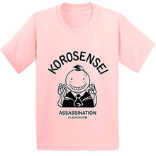 Camiseta 100% algodón con estampado de Assassination Classroom para niños, ropa divertida de Anime para bebés, camiseta informal para niños y niñas, GKT266 2024 - compra barato