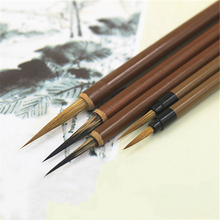 Hook Line Pen Brush Pen Scriptliner Set Chinese Traditional Painting Chinese Calligraphy Practice Weasel Hair Brush Pen 2024 - buy cheap