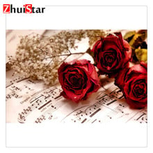 5d diamond painting full square / round diamond embroidery poor rose rhinestone DIY mosaic home decoration drop shipping 2024 - buy cheap