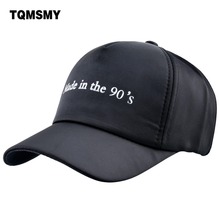 TQMSMY Funny Boy's Cap Girl Baseball Hats Letter Made in the 90's Summer Hat Children Baseball Caps Snapback Hats TMA19 2024 - buy cheap