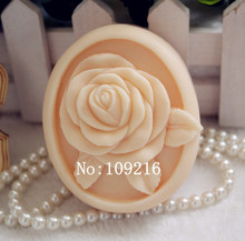 wholesale!!!1pcs 7.5x6.2x3.2cm Rose (zx80) Silicone Handmade Soap Mold Crafts DIY Moulds 2024 - buy cheap