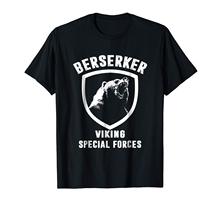 BERSERKER VIKING SPECIAL FORCES T SHIRTFunny Short Sleeve Tshirts Summer Hip Hop Casual Cotton Tops Tees 2024 - buy cheap