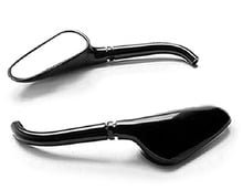 Brand new Black / Chrome Golf Club Mirrors +Free Adapters For Honda Valkyrie Rune 1500 1800 2024 - buy cheap