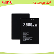 WEIYU 2580mAh аккумулятор высокой емкости Для Doogee X20 сменные батареи для телефона Bateria для телефона Doogee X20 X20L 2024 - купить недорого