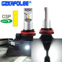 gzkafolee 2PCS H8 LED H11 LED H9 9006 HB4 9005 HB3 H10 H16JP 9145 9140 Car Fog lamp Bulbs CSP Y19 3600LM 12V 24V 2024 - buy cheap