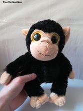 Muñeco de peluche de 25cm con forma de mono negro, muñeco suave de dibujos animados, regalo de Navidad, w0144 2024 - compra barato