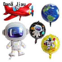 DanaJiau астронавт Фольга шар пространство с днем рождения украшение шар Защита окружающей среды тема земная планета Исследуйте baloon 2024 - купить недорого
