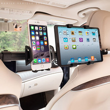 Soporte Universal 2 en 1 para tableta y teléfono móvil, soporte para reposacabezas de asiento trasero de 360 grados, para IPad 2024 - compra barato