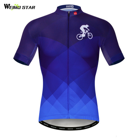 Weimostar 2019 Top quality Team Pro Cycling Jersey Men Maillot Ciclismo Racing Bicycle Cycling Clothing Summer MTB Bike Jersey 2022 - buy cheap