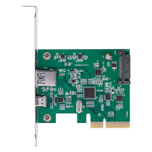 PCIE USB-адаптер PCI-E USB 3,1 Gen 2 Type-A + Type-c PCI Express, контроллер хоста, карта сбора, адаптер 10 Гбит/с, чипы ASM3142 для ПК 2024 - купить недорого