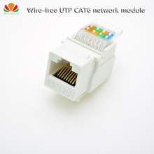 5 шт./лот UTP CAT6 сетевой модуль RJ45 разъем компьютера инструмент-Бесплатная информация гнездо io кабель адаптер Keystone Jack 2024 - купить недорого