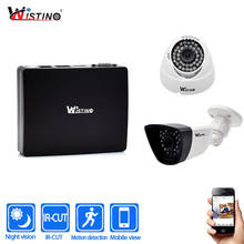 Wistino 1080P CCTV IP Camera Outdoor Surveillance Camera Mini NVR Kits Home System Security Video Monitor Onvif IR Night Vision 2024 - buy cheap