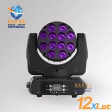 12X LOT High Quality ADJ 12pcs*10W 4IN1 Cree RGBW LED Beam Moving Head Light With LCD Display,Stage Disco Party Moving Head Beam 2024 - buy cheap