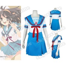 Suzumiya Haruhi no Yuuutsu Suzumiya Haruhi School Uniform Cosplay Costume 2024 - buy cheap