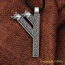 LANGHONG 10pcs Elder Futhark Rune Pendant Fehu Feoh Fe Rune Yggdrasil Viking Amulet Pendant Runic Nordic Talisman Pendant 2024 - buy cheap