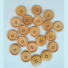 10PCS Wood Buttons for Clothing Wooden Buttons 4 Holes Scrapbooking Craft Buttons Scrapbook for Clothing Coffee Sewing Buttons 2024 - buy cheap
