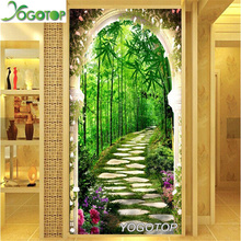 Large Diy Diamond Painting Cross Stitch 5d Diamond Embroidery bamboo road Landscape full resin Drill mosaic Picture Art YY1265 2024 - buy cheap
