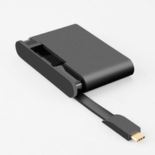 USB-C-концентратор USB 3,0 Type C (Совместимость с Thunderbolt 3) адаптер 4 USB 3,0 Поддержка OTG совместимый MacBook Pro/Macbook Air 2018 2024 - купить недорого