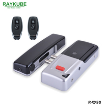 Raykube-nova fechadura elétrica sem fio, controle remoto, fechadura, porta aberta, parafuso, fechadura 2024 - compre barato