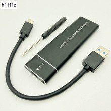 H1111Z корпус для жесткого диска hd USB C адаптер жесткий диск Корпус SSD жесткий диск коробка NVME M.2 SSD USB адаптер SSD M2 Тип C чехол 2024 - купить недорого