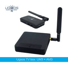 UGOOS UM3 dongle and AM3 Smart TV 2.4/5GHz Wifi Media Player 4K HDMI TV box bluetooth 4.0 LE 2024 - buy cheap
