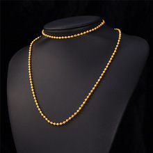 Conjunto de joias femininas e masculinas, gargantilha vintage em cores douradas nh879 2024 - compre barato