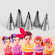 7 Stainless Steel Nozzle Set DIY Cake Decorating Tips Set Silicone Kitchen Accessories Icing Piping Cream Pastry Bag  H704 2024 - buy cheap