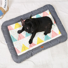 Cama de verão para cães e gatos, caminha macia para animais de estimação, para cães pequenos, médios e grandes, removível e pequenos, espreguiçadeira de luxo 2024 - compre barato