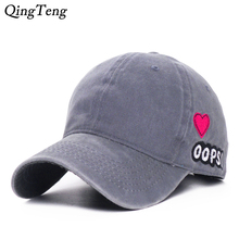 ¡Ir! Gorra de béisbol bordada para hombre y mujer, gorro con visera informal de algodón, Snapback, ajustada, con diseño de amor, para exteriores 2024 - compra barato