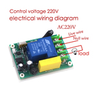 Interruptor de controle remoto sem fio rf 1x 433mhz, transmissor 2ch + 2x220v 30a 1ch receptores domésticos, interruptor com controle inteligente sku: 5524 - compare preços