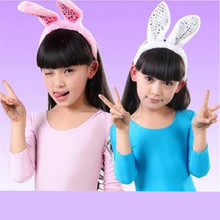 12pcs/lot Led Clips For Hair Light Flashing Headwear Decoration Halloween Headband For Girls Bunny Ears Hoop Party Supplies 2024 - buy cheap