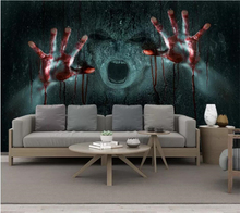 beibehang Custom wallpaper 3D solid mural realistic vampire horror background wall papers home decor 3d wallpaper papel de pared 2024 - buy cheap