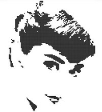 Embroidery Package Hot Sell Best Quality  Cross Stitch Kits Audrey Hepburn Free Shipping 2024 - buy cheap