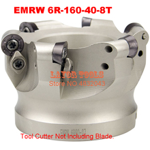 EMRW 6R-160-40-8T Final Rosto Indexável Fresa Plana Desbaste Corte, Fresagem CNC Cortador 2024 - compre barato