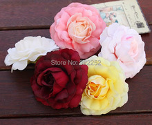 8CM large fabric artificial roses head,silk real touch camellia heads,diy craft decoration accessories for hat,garland,bouquet 2024 - buy cheap