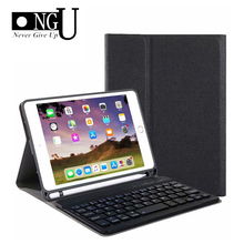 Bluetooth Keyboard Case For iPad Mini 4 5 Luxury PU Leather Cover for iPad Mini 5 2019 Funda with Pencil Holder Detachable Case 2024 - buy cheap