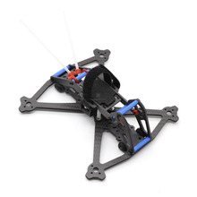 Acrobrat mini quadricóptero 163 163mm, kit com suporte de placa inferior de 3mm, hélice para câmera runcam spilit mini 2024 - compre barato