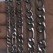 1.18cm cool  link 316L stainless steel chain necklaces & pendants men jewelry punk 2024 - buy cheap
