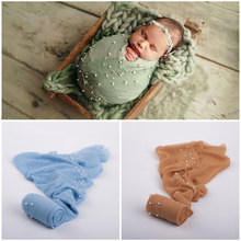Newborn Baby Maternity Props Baby Photo Props Photography Quilt Cotton Knit Wrap Newborn Photography Props Blanket Wraps Scarf 2024 - buy cheap