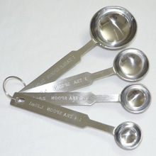 4pcs/set stainless steel micro measuring spoon factory high-grade stainless coffee measuring spoon set 2024 - buy cheap