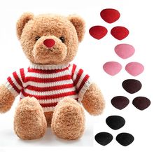12*14 мм Пластик Треугольники бархат носы, кнопки Глаза DIY для игрушечный медведь DIY куклы безопасности аксессуары для носа для куклы игрушки 2024 - купить недорого