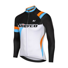 Mieyco roupas de ciclismo masculinas, camisetas para ciclismo de outono, roupas de bicicleta de manga comprida, camisas para ciclismo, tops esportivos 2024 - compre barato