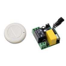 Interruptor de Control remoto de relé inalámbrico, transmisor y receptor de 220 Mhz/315Mhz, CA 433 V, 1 canal, tamaño Mini 2024 - compra barato