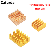 Disipador de calor para Raspberry Pi 4, Kit de refrigeración del radiador del disipador térmico de aluminio Cooper, modelo B, Mini ordenador Pi 4B, 3 uds. 2024 - compra barato