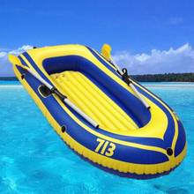 Outdoor beach swim fishing double inflatable boat, 2 people rubber boat, thick hovercraft 2024 - buy cheap