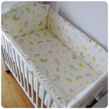 Promotion! 6PCS High Quality Baby Bedding Set For Children's Bed Crib Set Baby Bedding  (bumper+sheet+pillow cover) 2024 - buy cheap