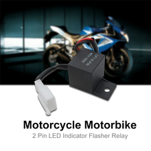 2 Pins Motorcycle Bike Turn Signal Indicator Flash LED Lamp Light Flasher Relay 2024 - buy cheap